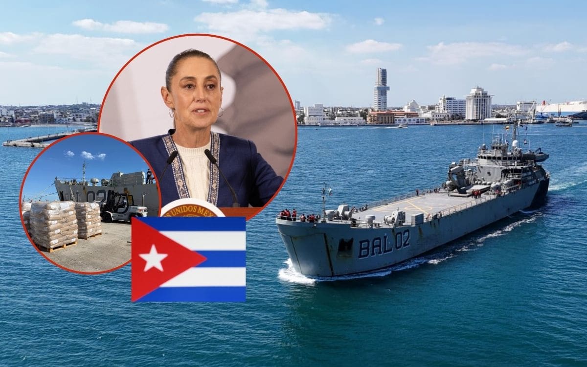 Llega apoyo humanitario a Cuba desde México, tras frenar envíos de petróleo; se prevé un segundo cargamento en medio de escasez energética. | Especial GH/Presidencia
