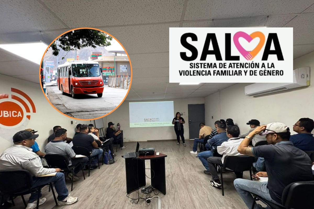 Salva capacita a operadores de transporte urbano en Sonora para proteger a mujeres frente a violencia
