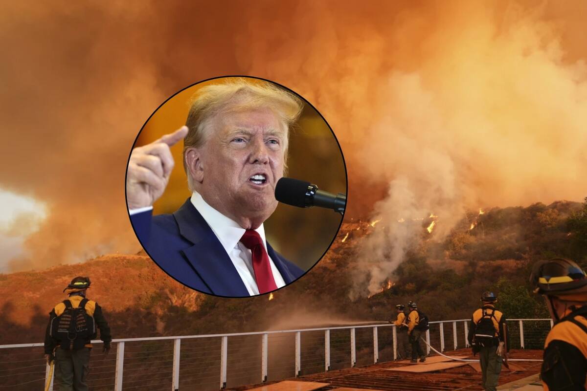Donald Trump llama incompetentes a autoridades encargadas de los incendios en Los Ángeles; lo invitan a recorrer las zonas afectadas, pero él no responde