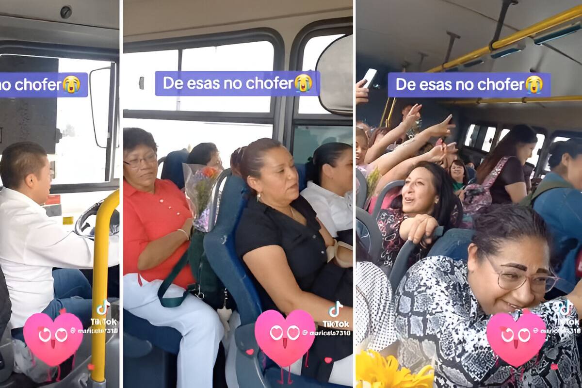 Señoras cantan canción de Los Temerarios a todo pulmón en el autobús
