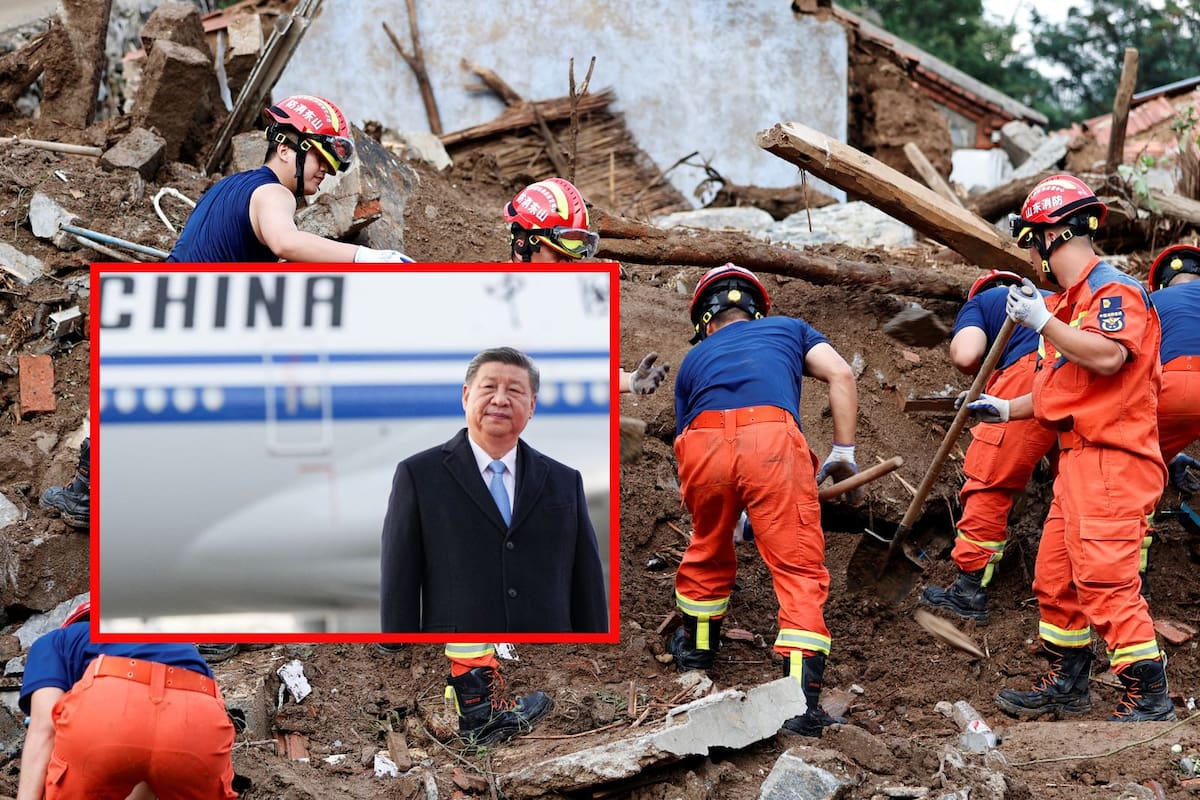 China registra lluvias anormales: Inundaciones dejan 10 muertos y 33 desaparecidos; Xi Jinping ordena rescate “total”