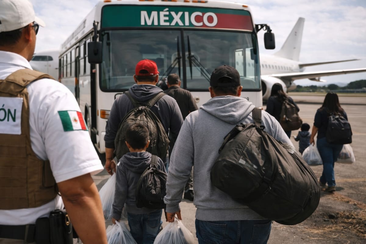 Arriban a Chiapas los primeros 121 mexicanos deportados de EU en 2026, en vuelos que refuerzan la política migratoria tras el regreso de Trump a la Casa Blanca
