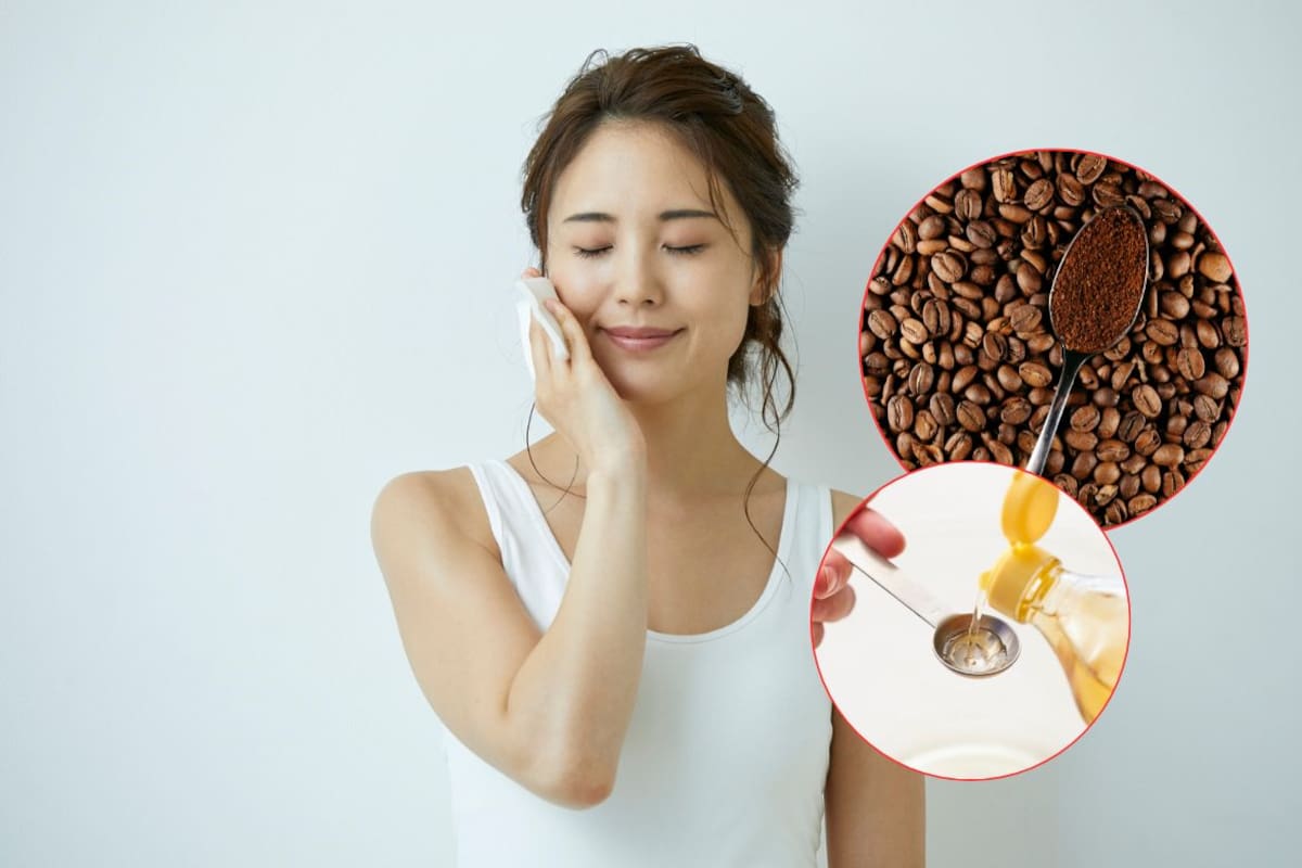 Cómo conseguir una piel más luminosa con solo café molido y aceite