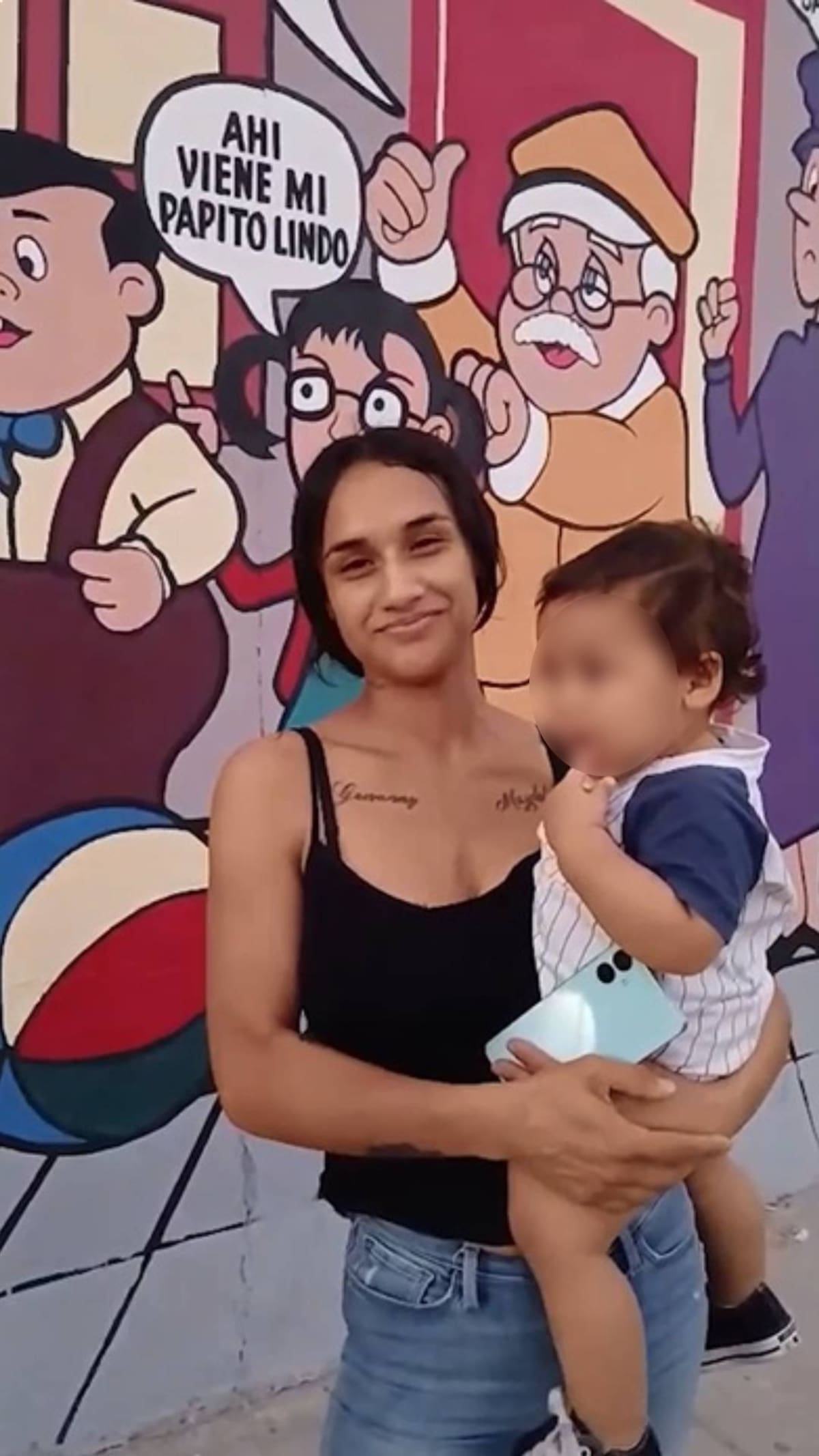 Yareli es residente del fraccionamiento Villa Verde y apoya la idea de quitar a 'Doña Florinda' del mural. (Foto: Grupo Healy)