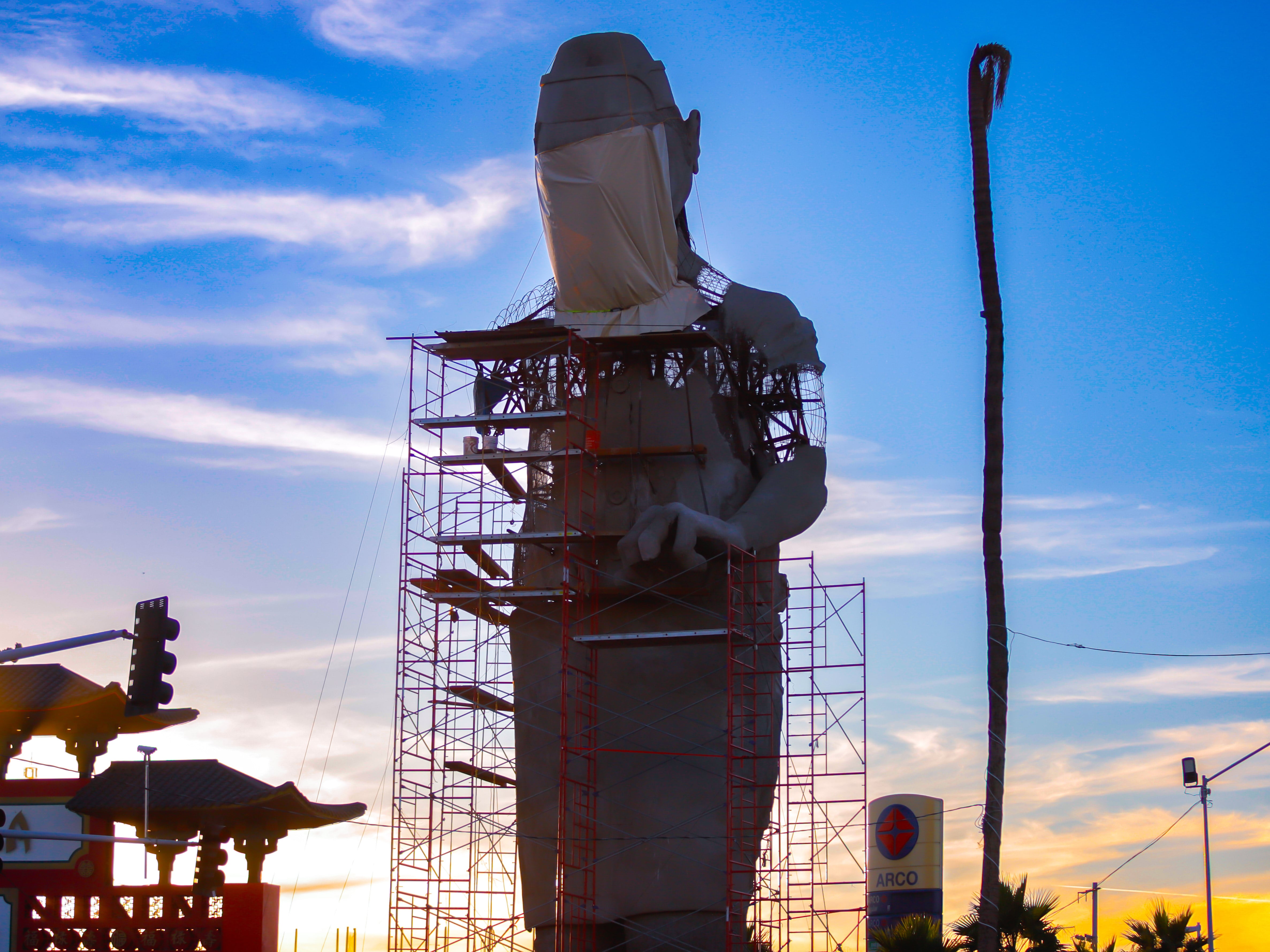 Comienza la cuenta regresiva para terminar y entregar El Cocinero Chino, mientras que los avances comienzan a ser un poco más notorios. Así lució esta semana. (Foto Juan J. Morales)