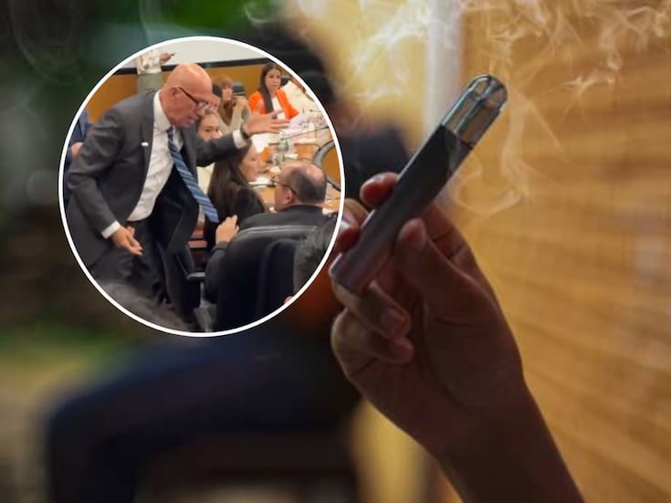 Diputados pelean en pleno durante debate para prohibir vapeadores en México; azotan el dictamen en el escritorio