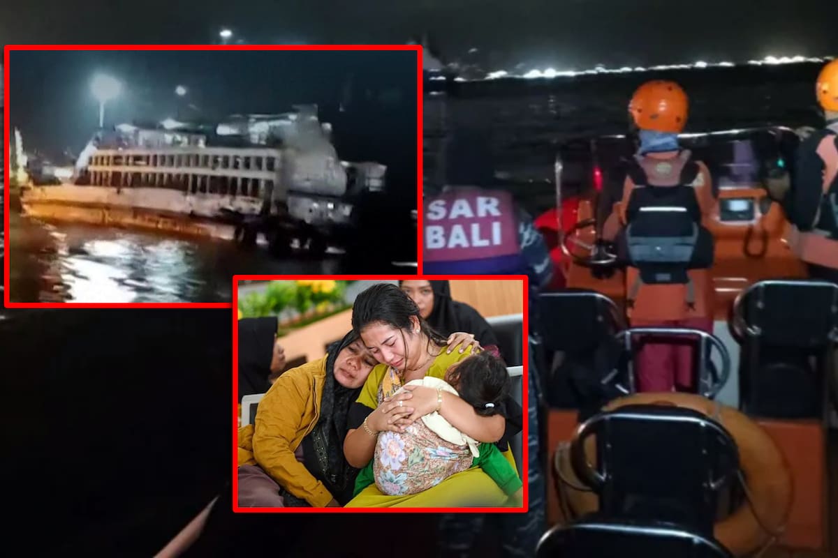 Suman seis muertos confirmados y casi 30 desaparecidos tras el naufragio de un ferry en Bali; iban a bordo más de las 65 personas reportadas oficialmente