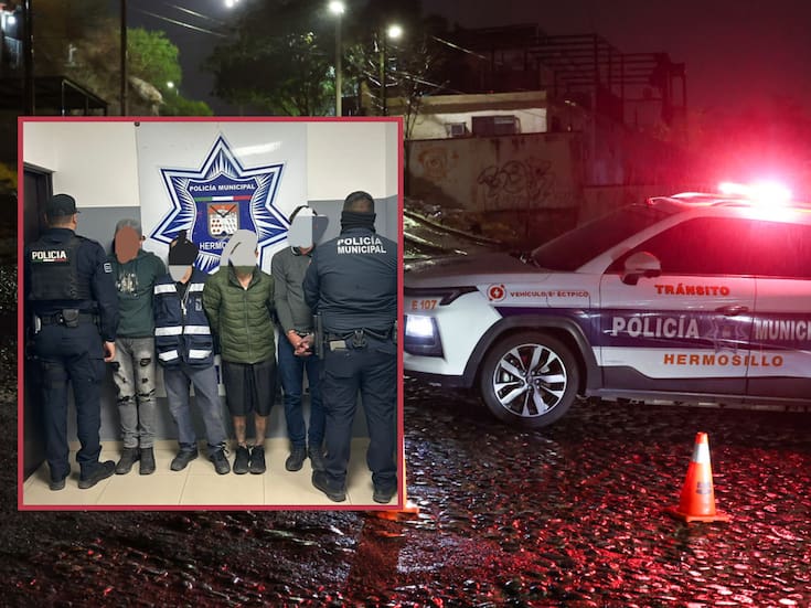Detienen a cuatro presuntos robacarros tras golpear a joven con bat en Hermosillo