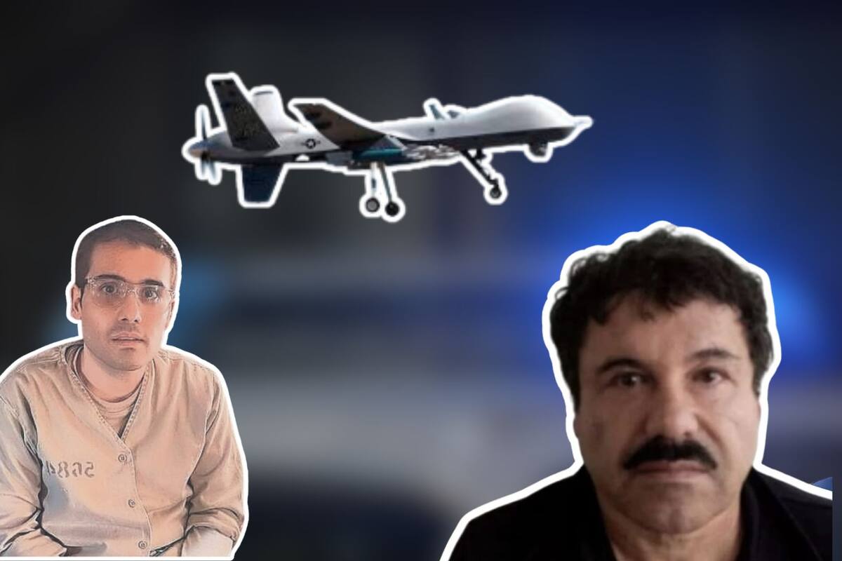 Drones estadounidenses habrían ayudado a capturar a capos como “El Chapo” y Ovidio Guzmán