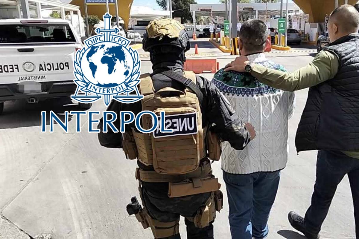 Con ayuda de Interpol repatrian através de Nogales a presunto homicida para enfrentar la justicia de México