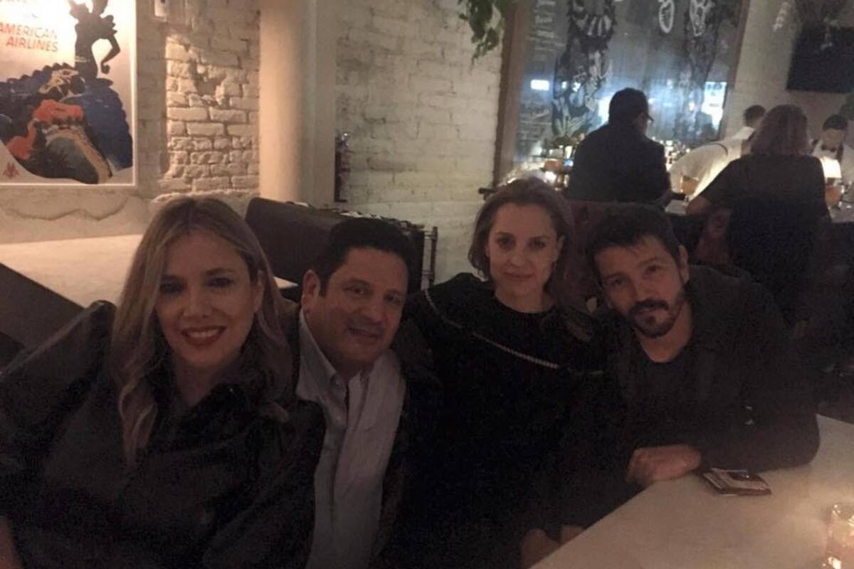 Se dejan ver juntos Diego Luna y Marina de Tavira en Tijuana