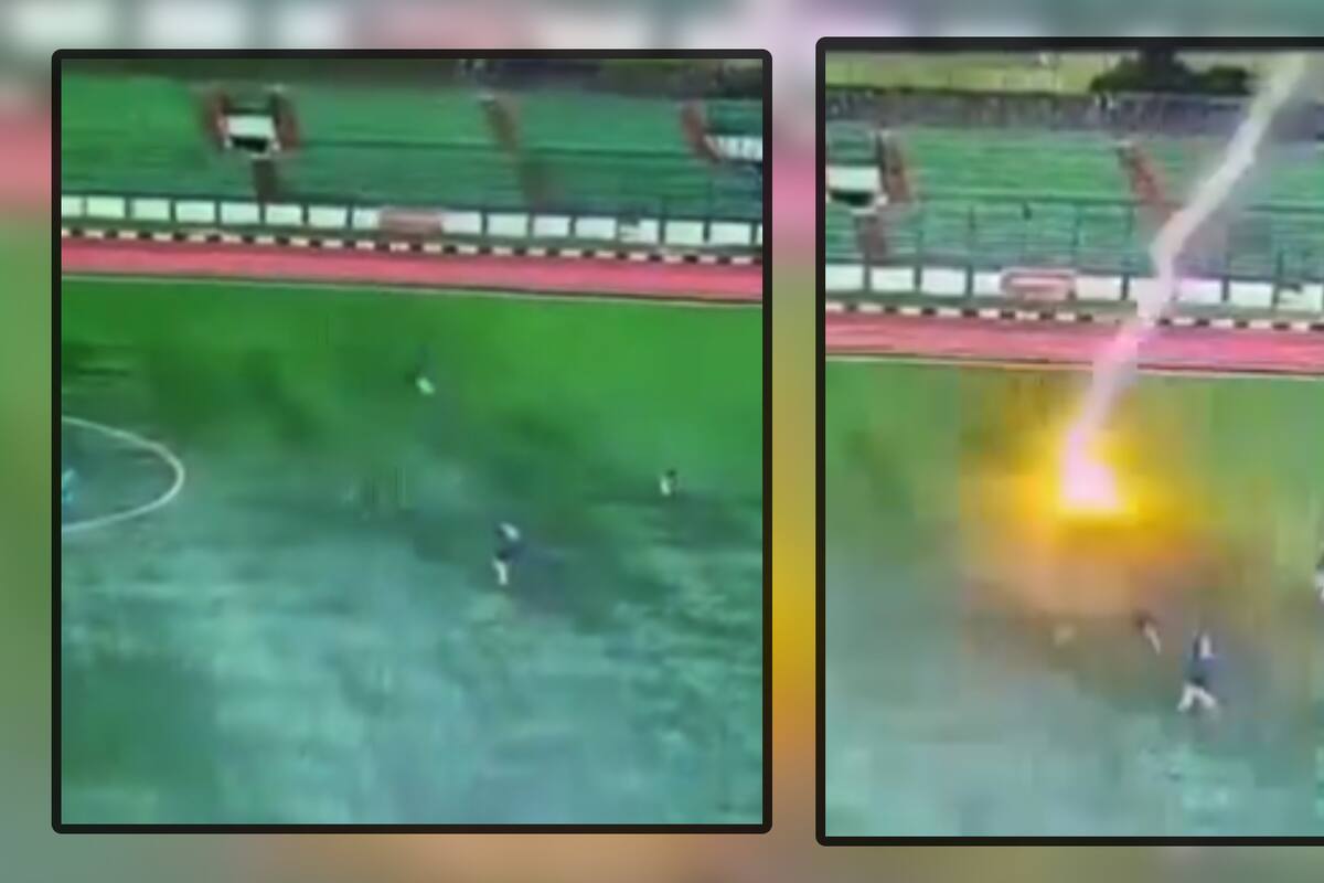 VIDEO: Futbolista muere tras caerle un rayo en pleno partido en Indonesia