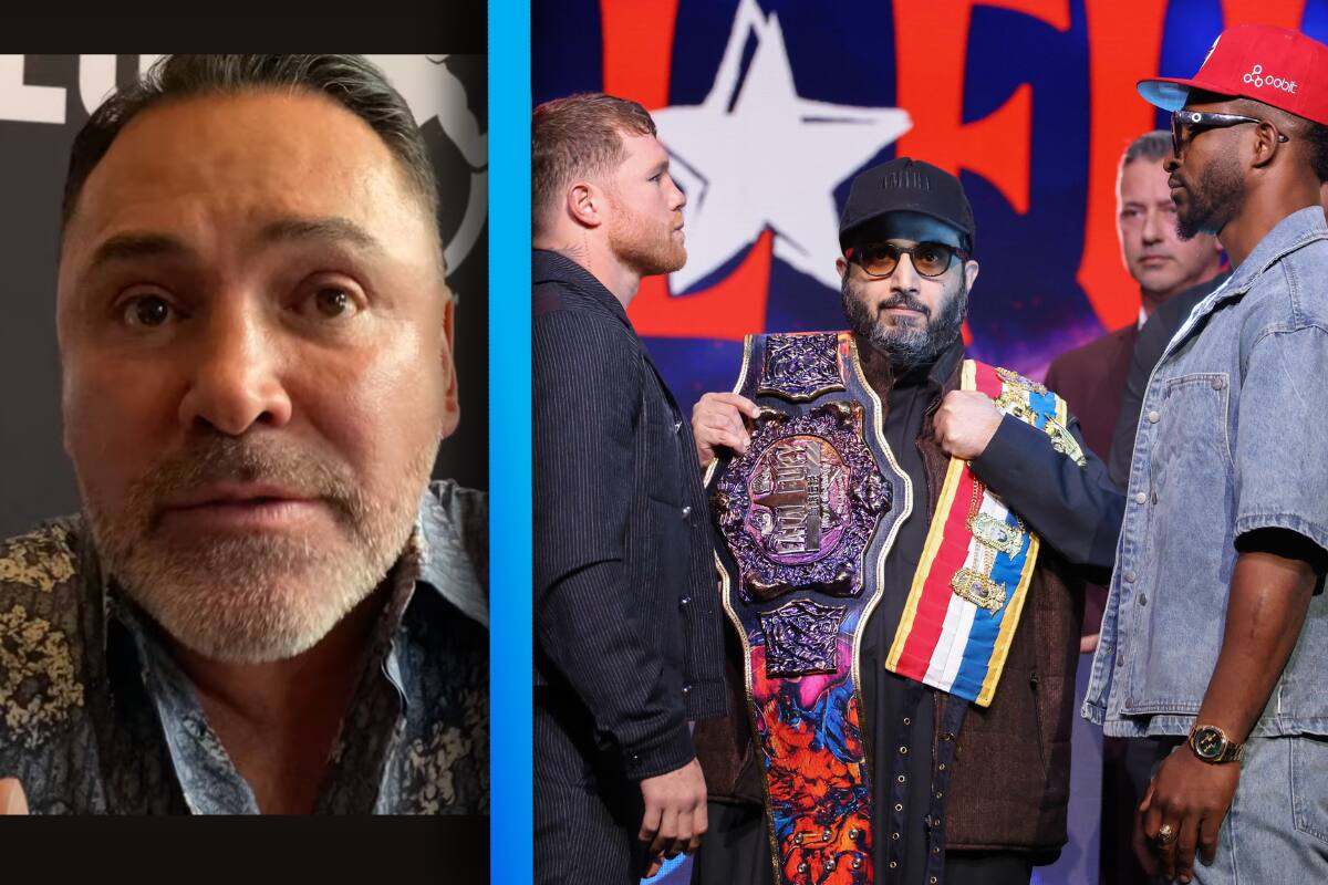 Óscar de la Hoya dice no conocer a Scull y asegura que será “otra pelea fácil” para Canelo Álvarez