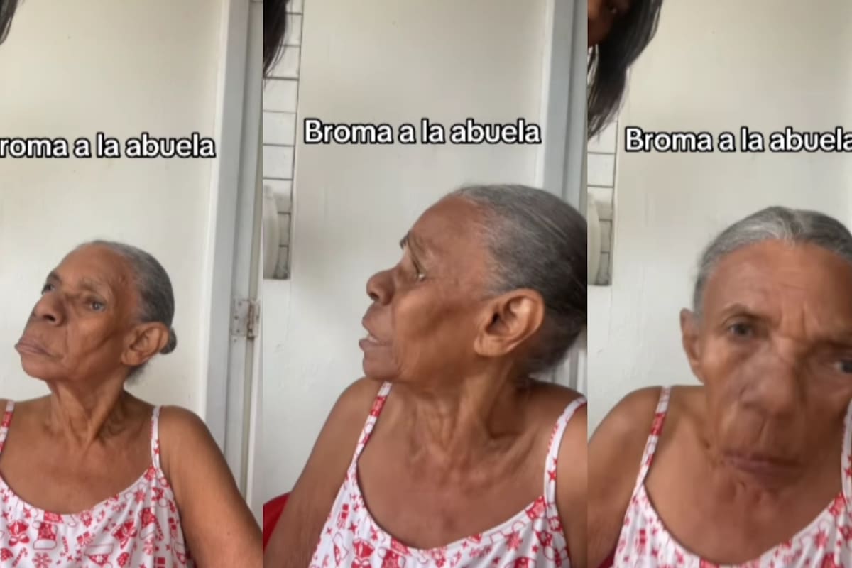 “Ay no, quítame eso”: joven hace creer a su abuela que una crema le torció la cara como un filtro