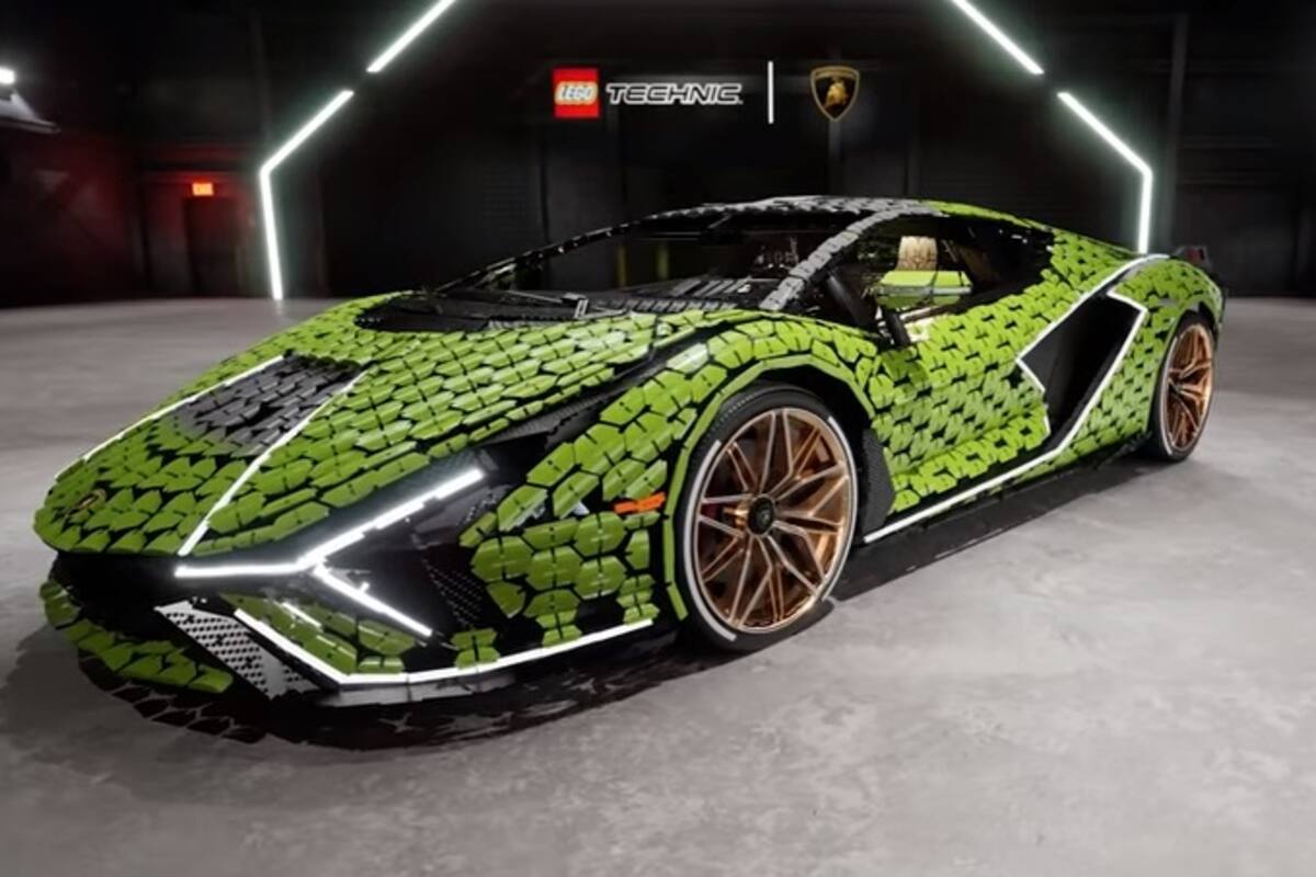 Lego tardó 8 mil 660 horas en construir un Lamborghini Sián de tamaño real