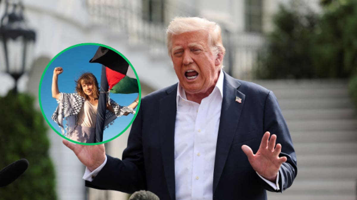 Trump arremete contra Greta Thunberg y la tilda de “alborotadora” y “muy loca” por su activismo a favor de Palestina