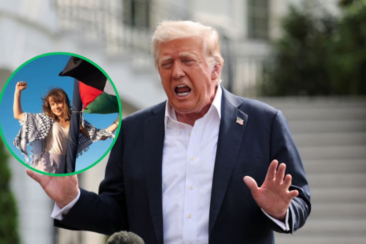 Trump arremete contra Greta Thunberg y la tilda de “alborotadora” y “muy loca” por su activismo a favor de Palestina