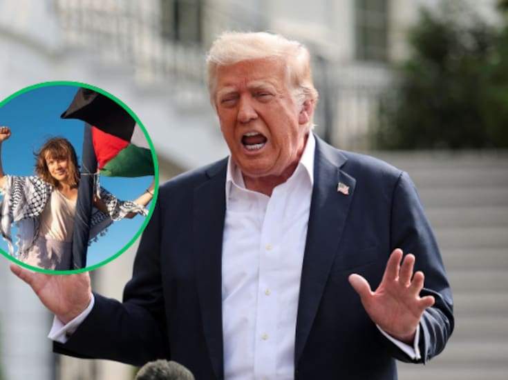 Trump arremete contra Greta Thunberg y la tilda de “alborotadora” y “muy loca” por su activismo a favor de Palestina