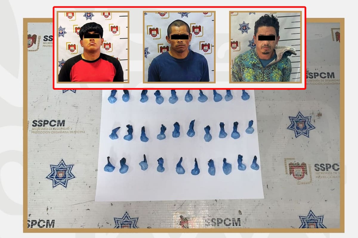 Aseguran a tres con droga en Tijuana