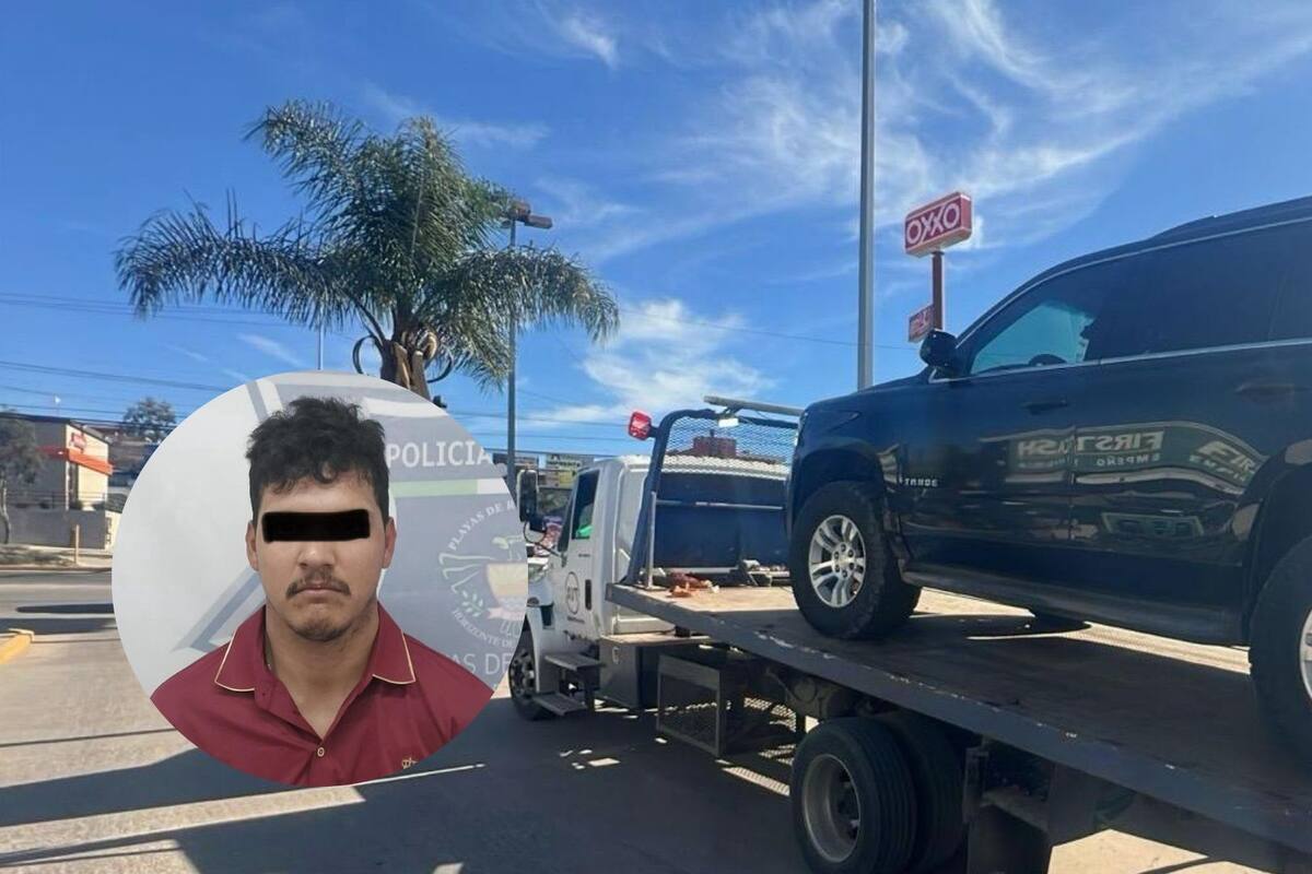 Gracias a arco lector, policía municipal asegura vehículo con reporte de robo y detiene a conductor