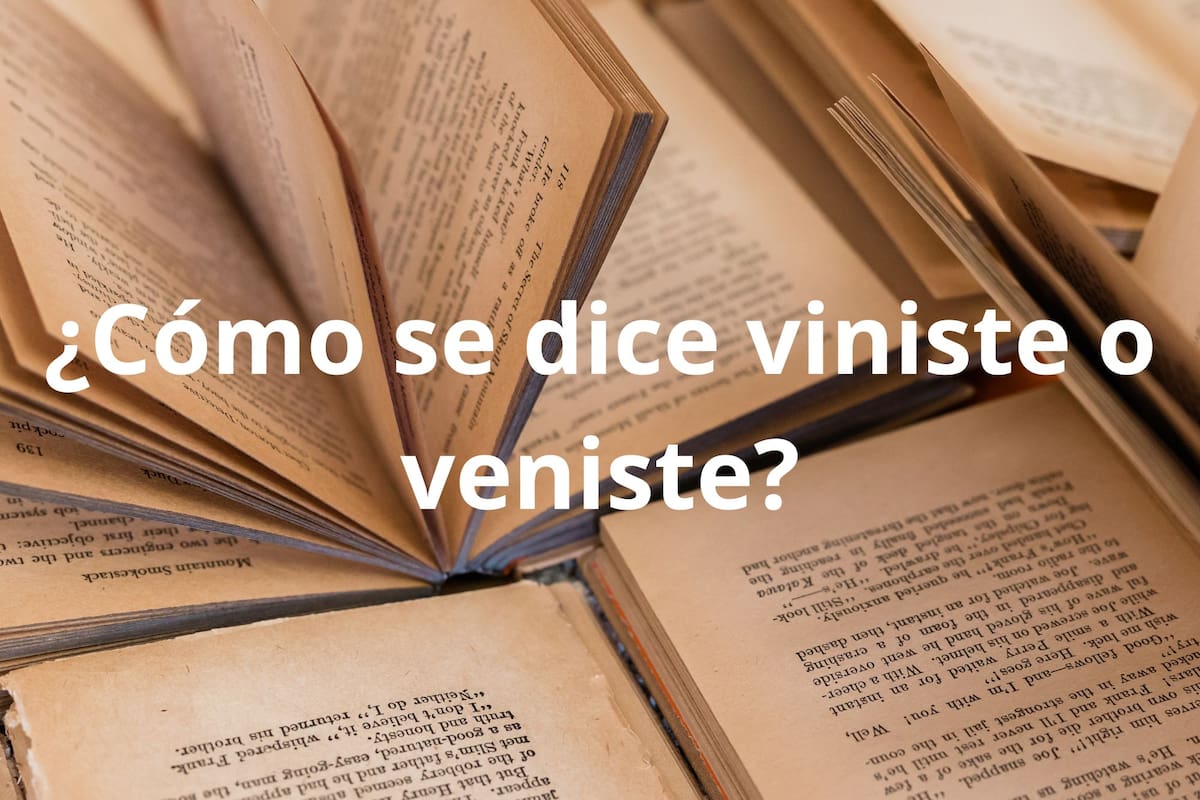 ¿Cómo se dice: Viniste o veniste?
