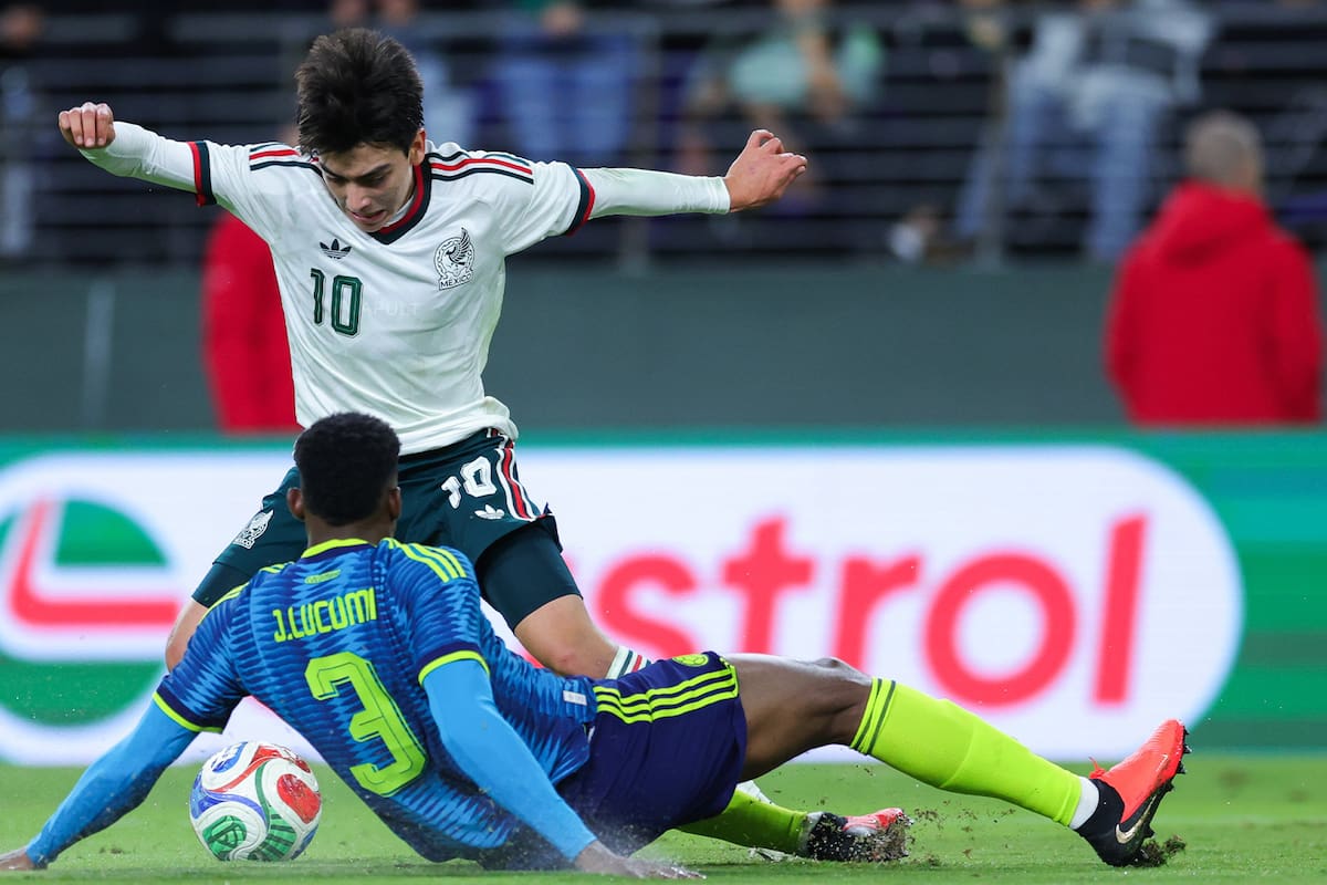 Gilberto Mora rompe un récord de casi 100 años con México tras su gol ante Colombia