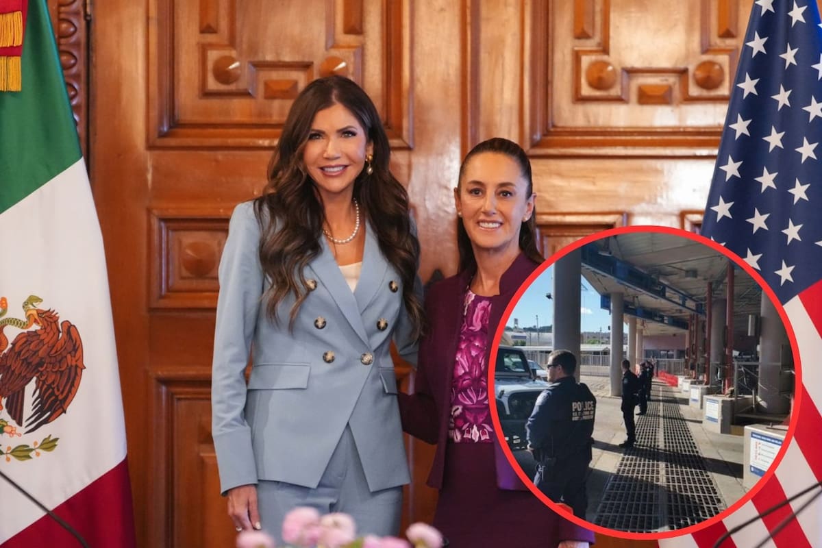Claudia Sheinbaum renueva acuerdo de aduanas con EU tras visita de Kristi Noem