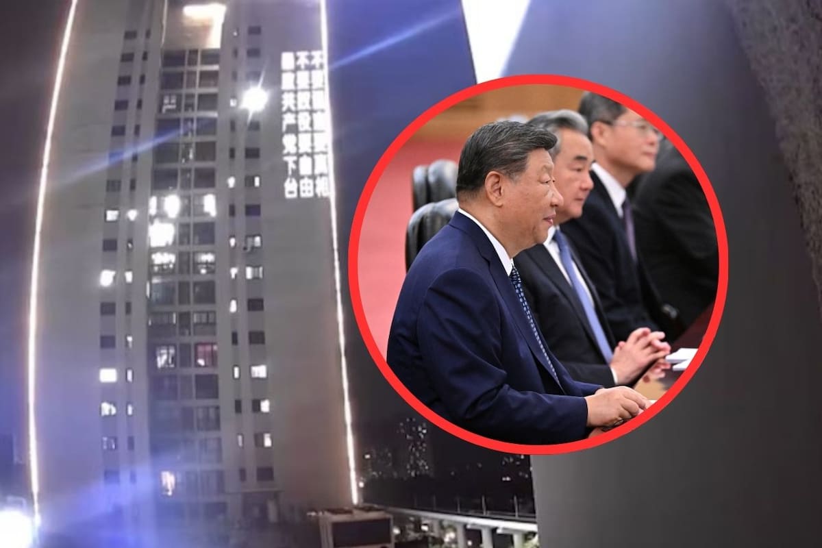 Protesta clandestina en Chongqing expone críticas al Partido Comunista antes de desfile militar en Pekín