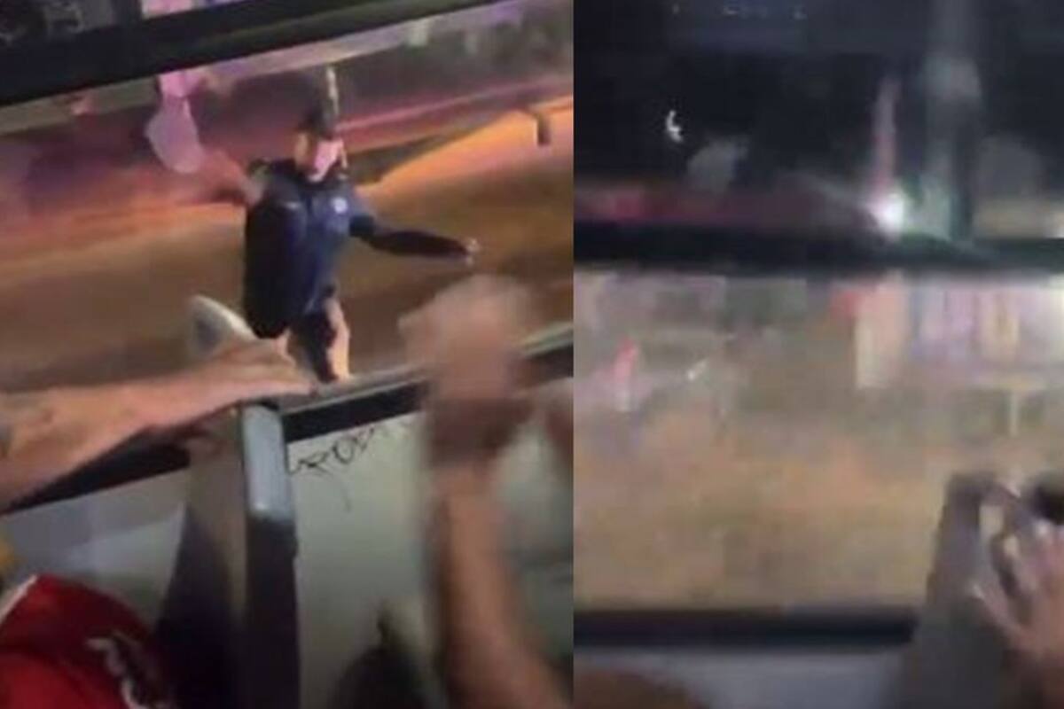 VIDEO: Casi cien aficionados de las Chivas son detenidos tras fuerte riña fuera del estadio Akron; captan a policía tirando piedras