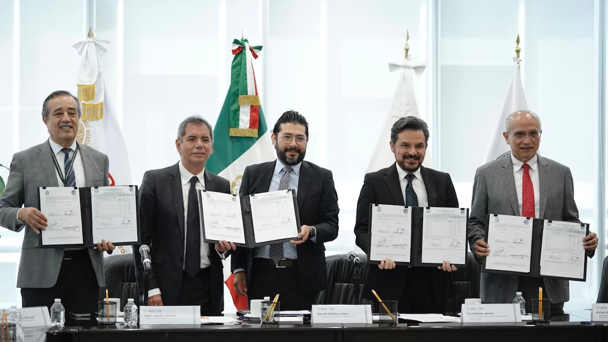 IMSS y Sindicato Nacional de Trabajadores del Seguro Social firman contrato colectivo con aumento salarial del 8.1%
