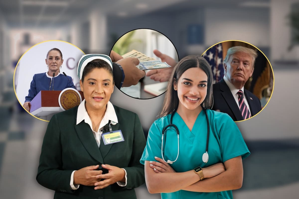Mientras en México una enfermera gana de 8 a 18 mil pesos al mes, en EEUU su salario puede superar los 100 mil y con mejores incentivos