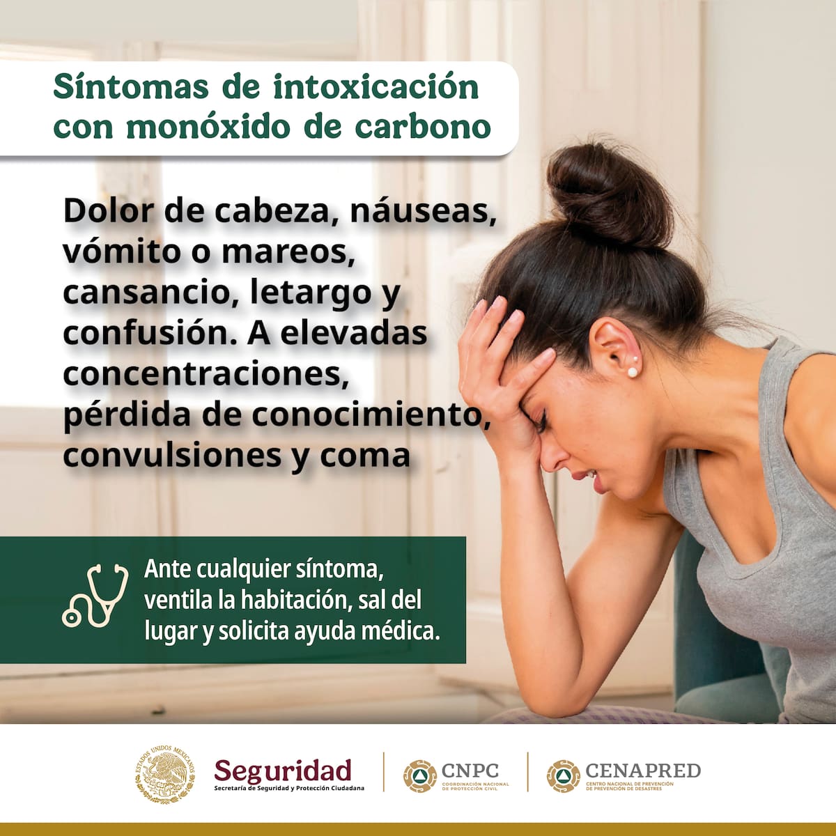 La intoxicación por monóxido de carbono es totalmente prevenible. (Foto: CNPC)