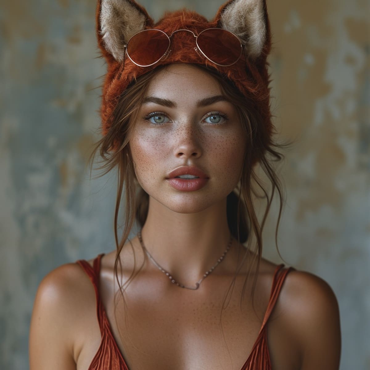 La IA de Midjourney revela su visión de Morocha Amorocha, destacando su belleza en un tono de piel ligeramente diferente al de la caricatura.