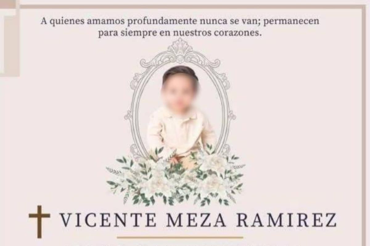 Despiden con misa a “Vicentito”, niño que murió tras ser olvidado dentro de un auto