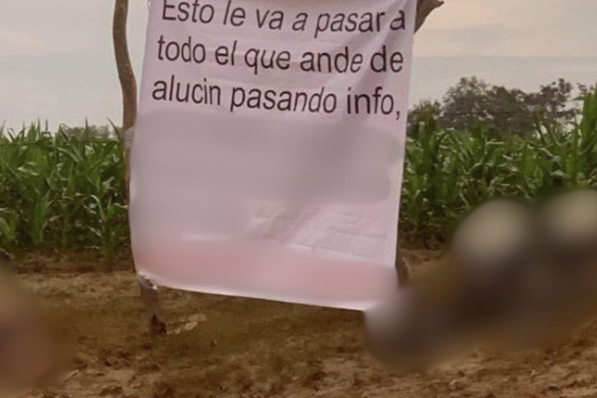 Asesinan a cuatro hombres en Mazatlán; hallan narcomanta con amenaza