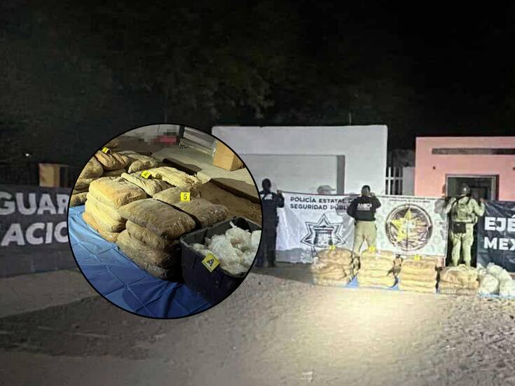 Aseguran 481 kilos de metanfetamina en SLRC