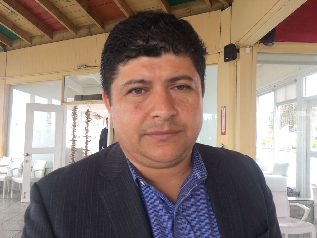 Eduardo Castro Jiménez, Pte del Comité de Seguridad Pública en Rosarito | Foto: Carmen Gutiérrez