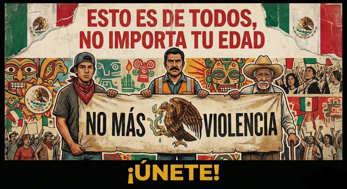 Convocatoria a marcha Generación Z (Redes Sociales)