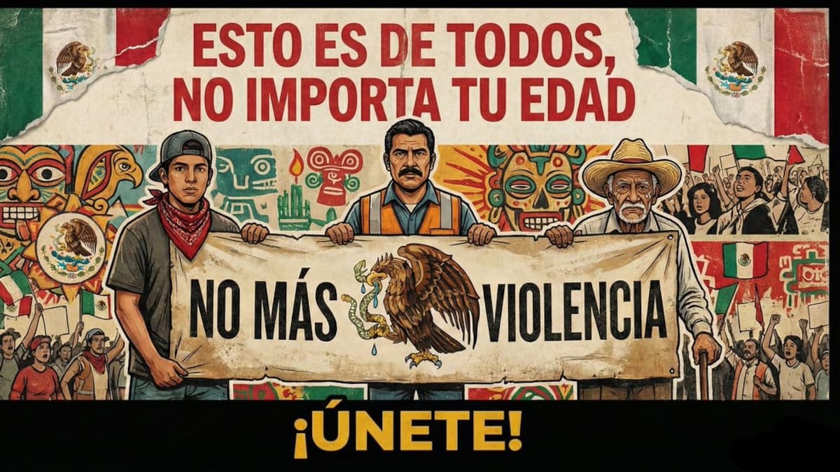 Marcha de la Generación Z este domingo en CDMX: jóvenes convocan a una movilización silenciosa desde el Ángel al Zócalo para exigir seguridad, justicia y el fin de la violencia en México; horario, ruta, puntos de salida afectaciones viales y el operativo de seguridad previsto por autoridades
