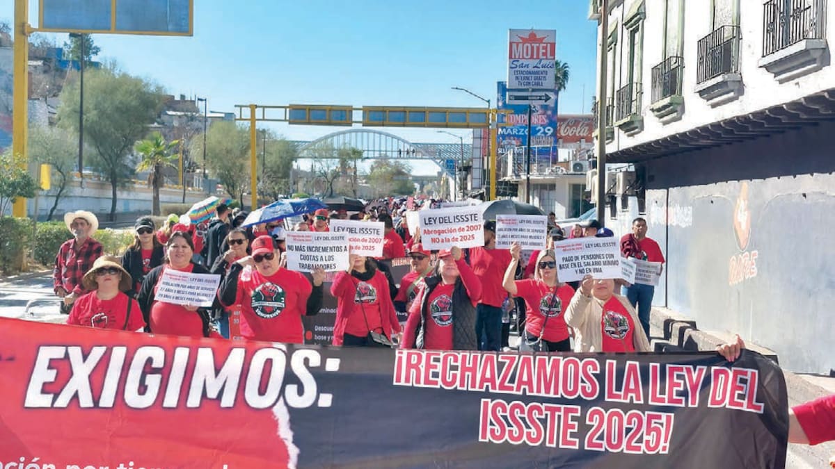 Tomarán maestros la garita Dennis DeConcini y suspenderán clases en Nogales este lunes; prevén afectaciones al cruce a EEUU