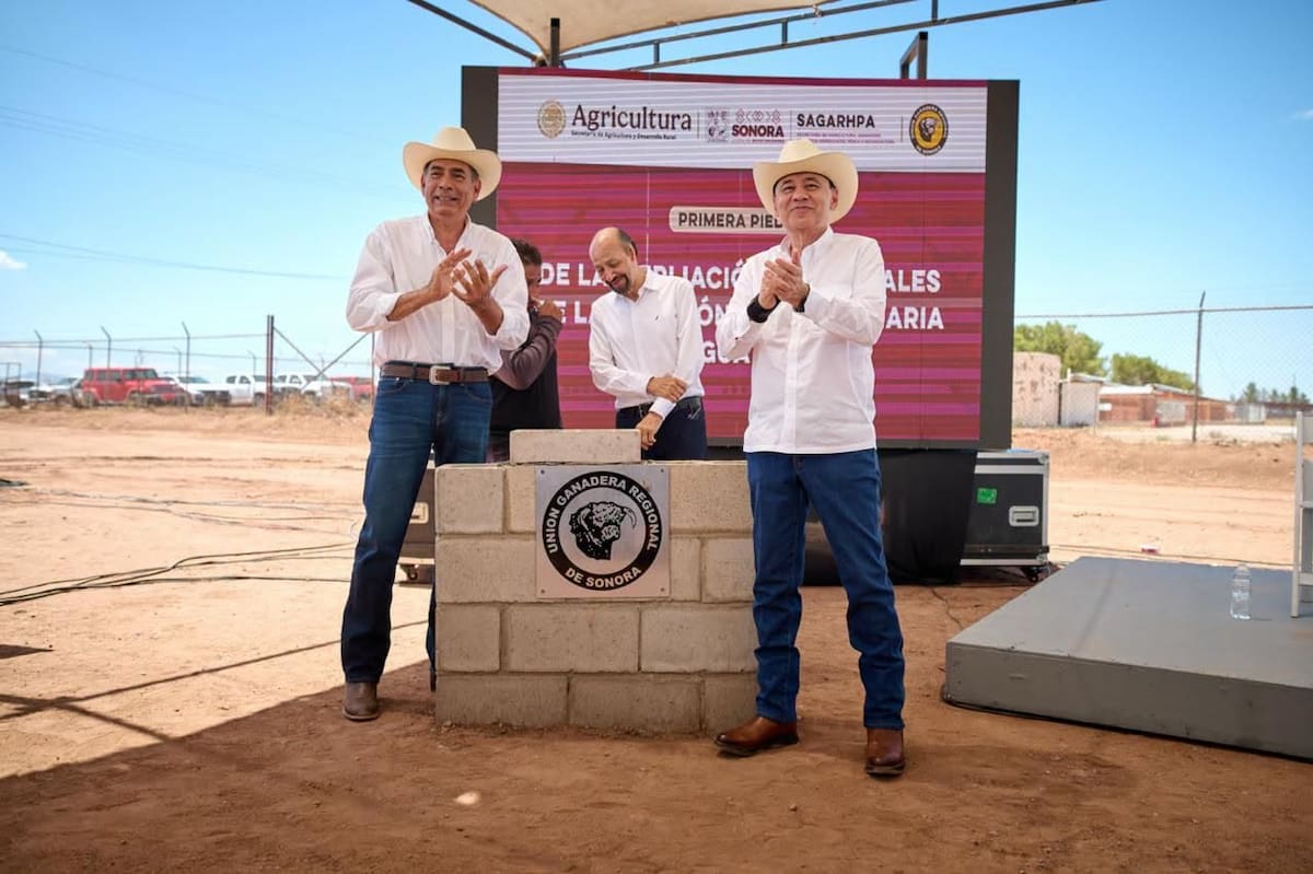 El gobernador Alfonso Durazo destacó la calidad de la producción de ganado sonorense. FOTO: ESPECIAL