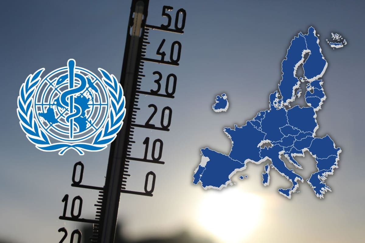 Ola de calor en Europa deja más de 1,300 muertes vinculadas a altas temperaturas mientras la OMS advierte que 150 millones de personas viven bajo calor extremo