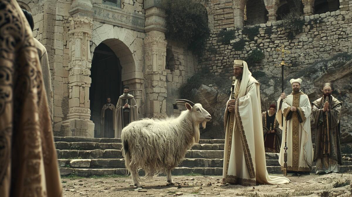 Imagen ilustrativa del chivo expiatorio.