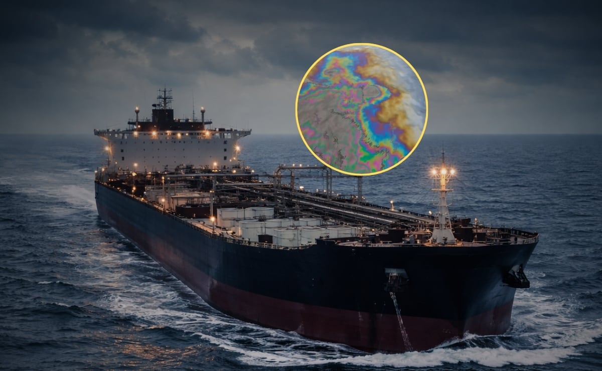 Derrame petrolero se extiende hasta Veracruz y Tamaulipas tras detectar buque sin rastreo en Campeche; corrientes marinas complican investigación y elevan riesgo ambiental. Foto: Especizl