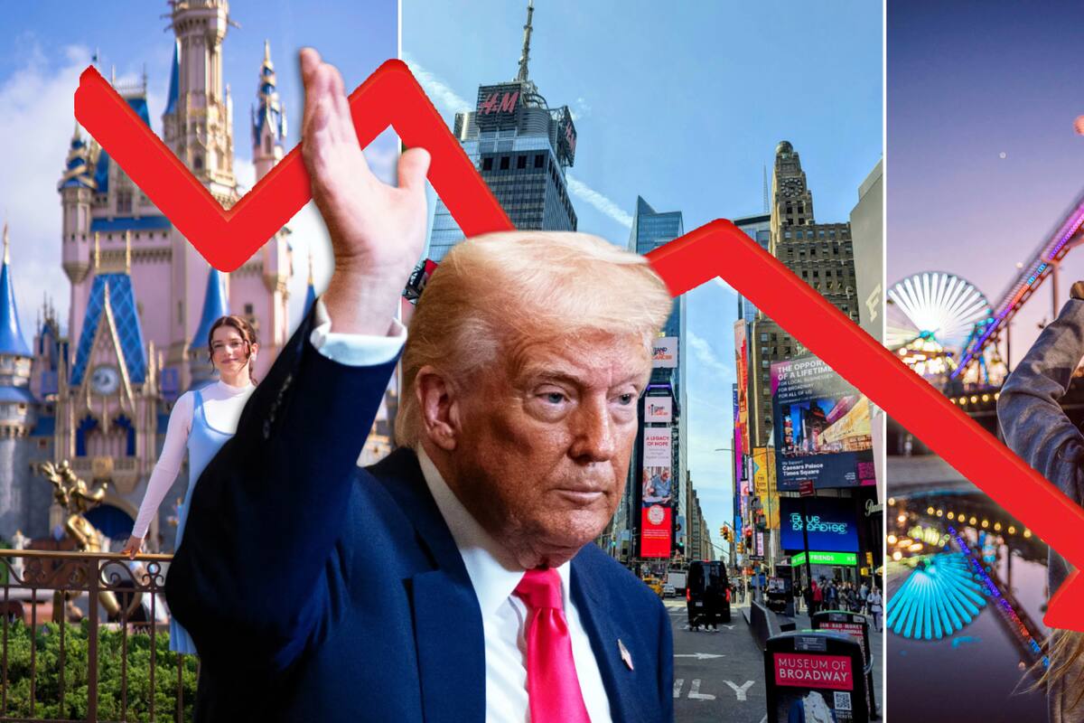 Turismo internacional en EEUU se desploma por culpa de Trump, según estudio