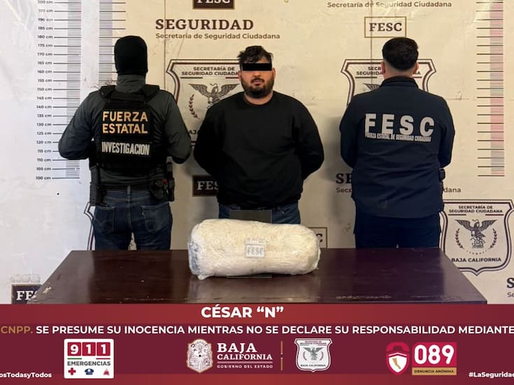 Aseguran más de 12 kilos de metanfetamina en Mariano Matamoros