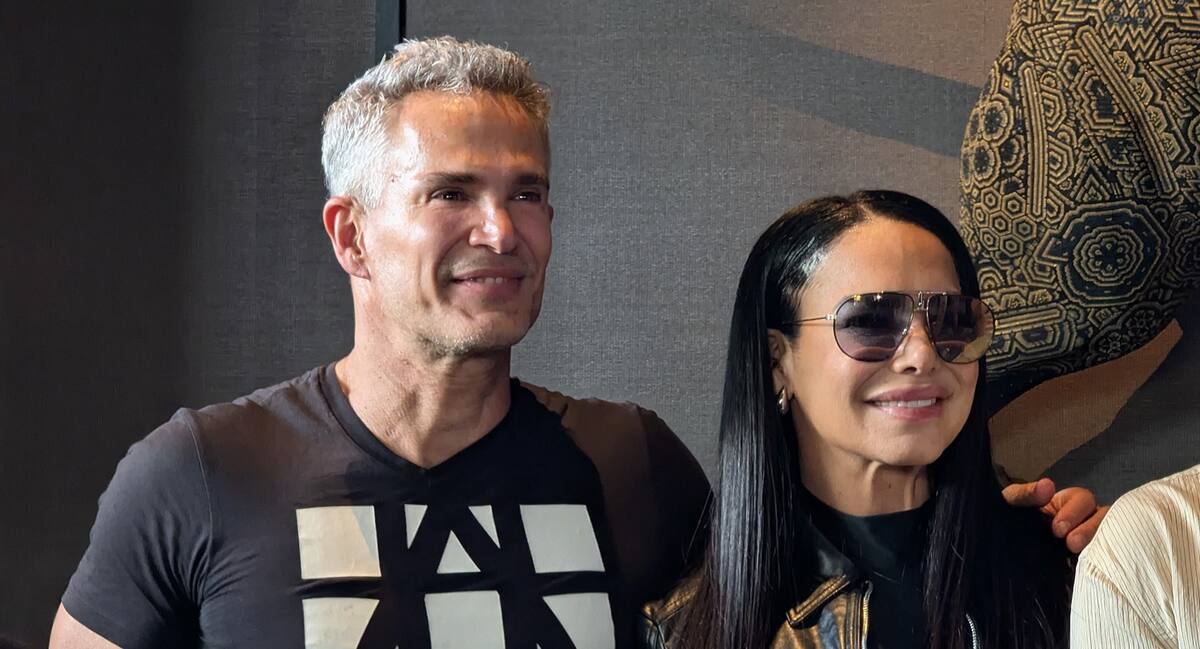 Julio Camejo y Lis Vega durante su visita a Tijuana.