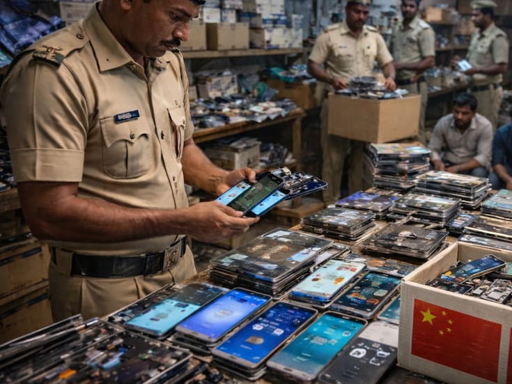 India desmantela fábrica clandestina de Samsung Galaxy falsos: más de 500 celulares incautados, piezas chinas y cuatro detenidos en una operación contra el mercado negro tecnológico