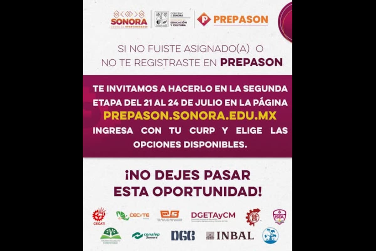 ¿No alcanzaste lugar en prepa? Abren nuevo registro del 21 al 24 de julio en SLRC