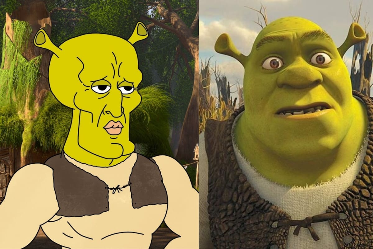 Inteligencia artificial combina a Shrek con Calamardo guapo y el resultado impacta